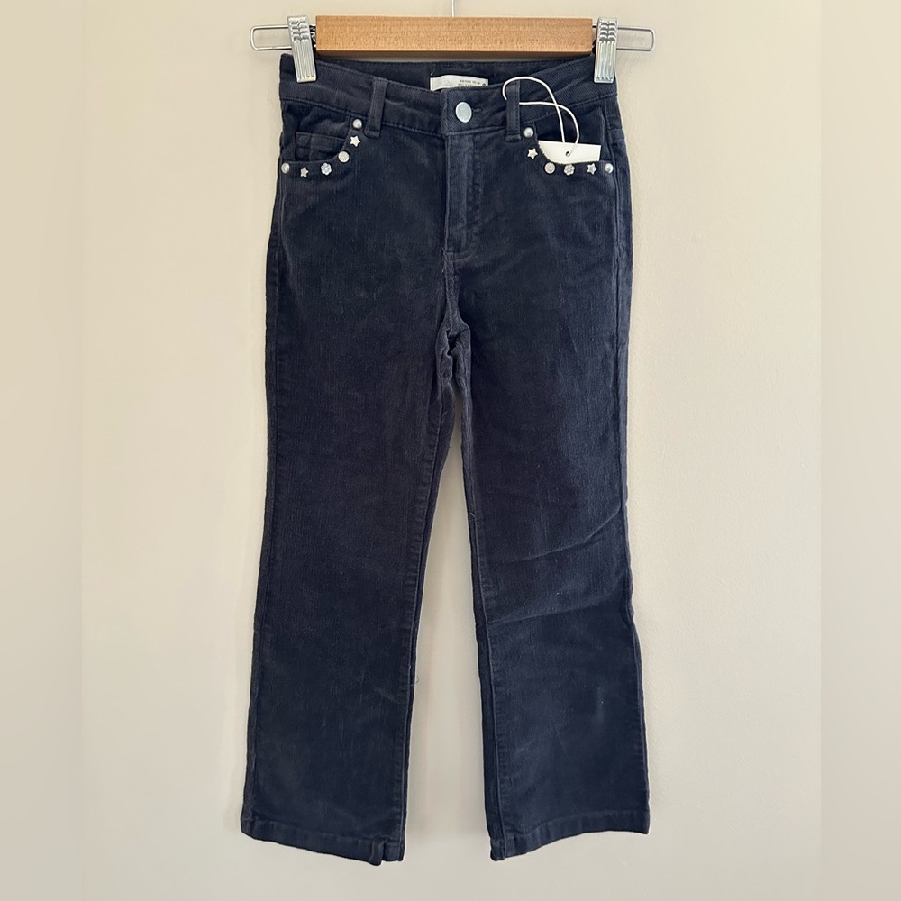 Zara Girls Boot Cut Corduroy Pants